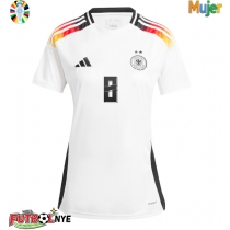Camiseta Alemania Toni Kroos #8 Primera Equipación para mujer Eurocopa 2024 manga corta